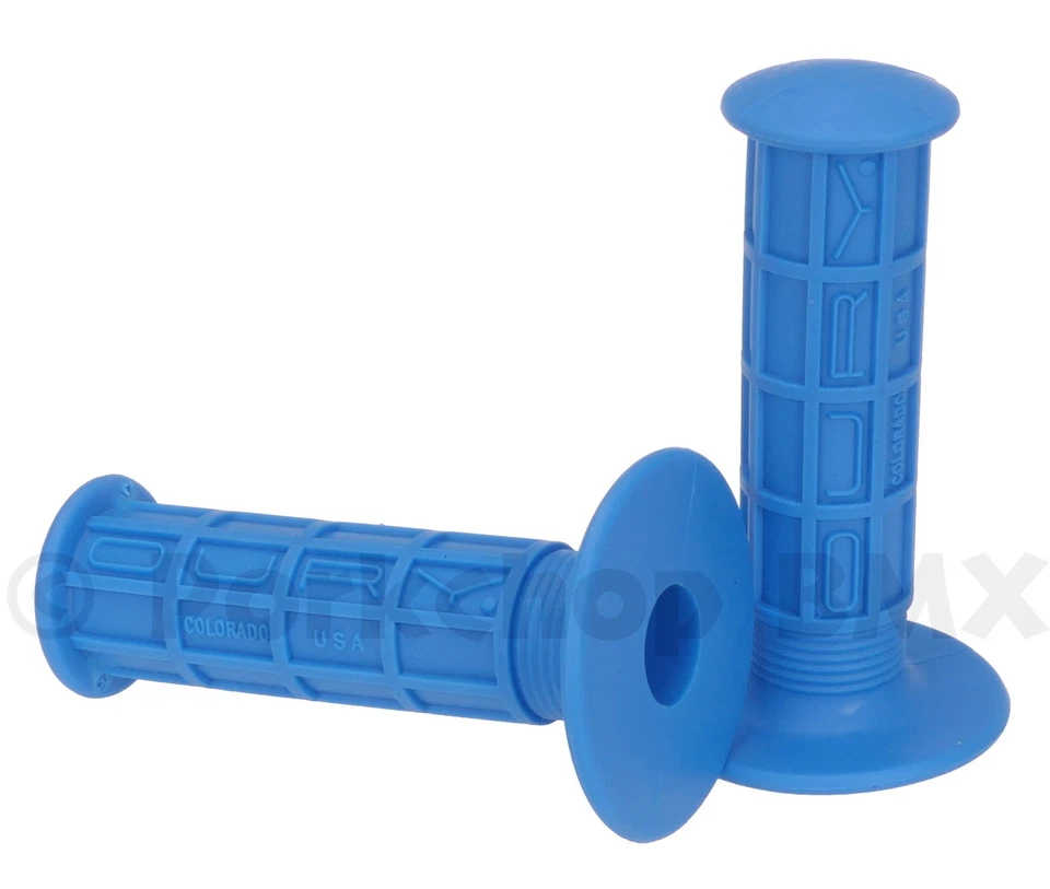 Oury Classic BMX full waffle bicycle grips - BLUE