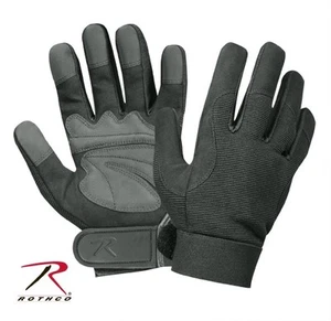 3468 Rothco Black Moisture Wicking Military Mechanics Gloves - Picture 1 of 2