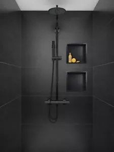 Duschnische Wandnische WALL BOX ONE 30x30x10 Schwarz | Duschregal Unterputz - Bild 1 von 7