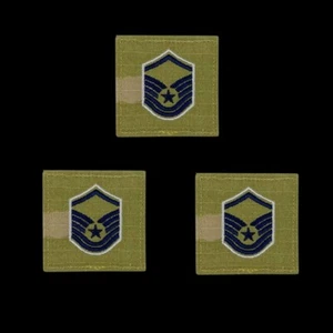 SPACE FORCE CHEVRON EMBROIDERED: MASTER SERGEANT OCP HOOK & LOOP WOW - Picture 1 of 5