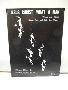 Partituras de Jesus Christ What a Man de Bobby Bare y Billy Joe Shaver Notas en forma - Imagen 1 de 2