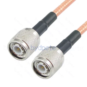 TNC male to TNC male plug RG142 RG-142 Coaxial Cable Kable RF 50ohm Low Loss Lot - Picture 1 of 5