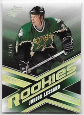 05/06 SPx ROOKIES SPECTRUM PARALLEL #209 Junior Lessard #19/25