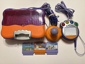 Pacchetto VTech V Smile TV Learning System con 3 Cartucce Gioco - TESTATO (Leggi) - Foto 1 di 11