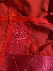 George Gina & Lucy Red Tote Bag New 15” - Picture 1 of 4
