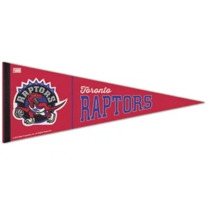 TORONTO RAPTORS RETRO THROWBACK ROLL UP PREMIUM FELT PENNANT 12"x30" WINCRAFT - Picture 1 of 1
