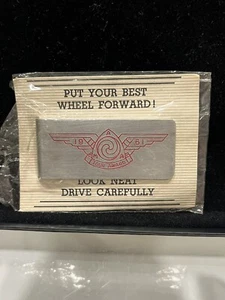 Oldtimer 1961 AMA Tour Award Geldklammer Original Unterstützer Motorrad Assoc - Bild 1 von 3