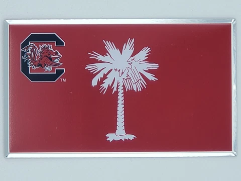 Team Promark NCAA South Carolina Gamecocks Color Flag Auto Emblem RV Truck Cover