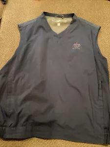 Trump National Golf Philadelphia Glen Echo Wind Vest Mens L Very Good Condition - Picture 1 of 5