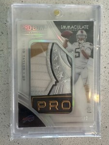 Tyrod Taylor 2016 Panini Immaculate Football NFL Pro Bowl Shield Patch /2🔥
