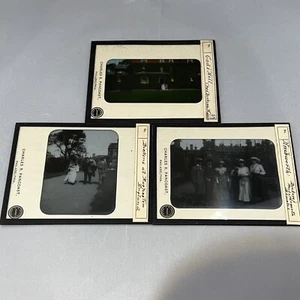 Three Magic Lantern Slides Relating To Charles Dickens Gad’s Hill Henry Dickens - Picture 1 of 11
