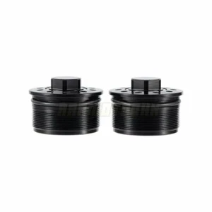 Par de pernos de tapas de horquilla de precarga para BMW R Nine T 2017 2018 31427718130 negro - Imagen 1 de 5