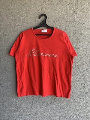 Blumarine CRISTAL LOGO Vintage Rare Shirt M Size - Image 1 of 4