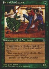 4x Folk of An-Havva (Art Version: MANY PEOPLE DANCING) MTG Homelands NM Magic Re