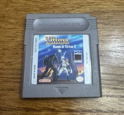Ultima: Runes of Virtue II (Nintendo Game Boy) cartucho testado apenas - Imagem 1 de 2