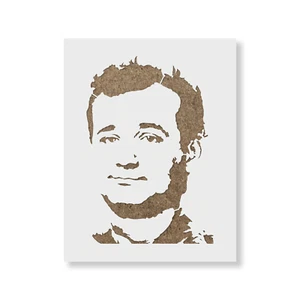 Plantilla Bill Murray - plantillas Mylar duraderas y reutilizables - Imagen 1 de 5