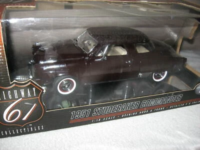 1951 STUDEBAKER КОМАНДИР 1:18 ШОССЕ 61 ОТКРЫТИЕ КАПОТА ДВЕРИ И БАГАЖНИК И МНОГОЕ ДРУГОЕ... - Изображение 1 из 4