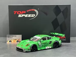 Porsche GT3 R AO Racing Rexy #80 GTD 2023 12h Sebring 1/18 Scale by Top Speed - Picture 1 of 8