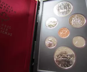 1978 Canada Double Dollar Prestige Set. 7 Coins Cent to Silver Dollar Mint Set - Picture 1 of 6