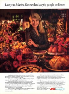 1987 Kmart Martha Stewart Entertains 1-page MAGAZINE AD - Picture 1 of 1