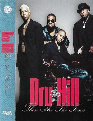 DRU HILL THESE ARE THE TIMES CASSETTE SINGLE 2 TRACK HIP HOP RnB/Swing  - Image 1 of 4