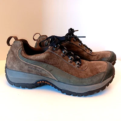 Sapatos femininos MERRELL Terra renda urso escuro marrom esporte caminhada ao ar livre tamanho 8,5 M - Imagem 1 de 4