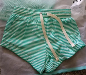 SWEET HONEY 2 2T Toddler Green Girl Beach Water Line Swim Trunks Shorts NWT 0194 - Picture 1 of 3