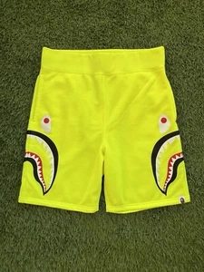 A Bathing Ape BAPE Shark Shorts Neon - Picture 1 of 8