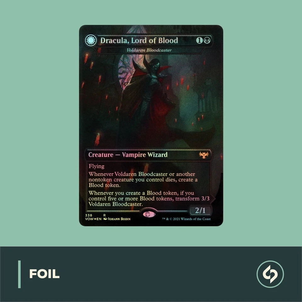 MTG | Dracula, Lord of Blood | EXTENDED | FOIL | CRIMSON VOW | NM | EN | MAGIC - Bild 1 von 1