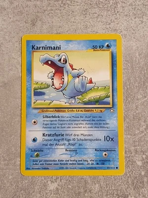 Pokémon Vintage Karte • Karnimani • Neo Genesis Set • 81/111 • Pokemon - Bild 1 von 2