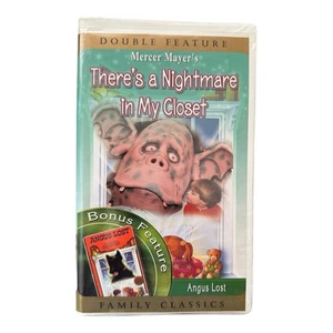 There’s A Nightmare In My Closet & Angus Lost VHS Double Feature Rare Classic - Picture 1 of 3