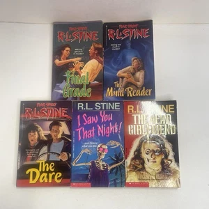 R.L. Stine Vintage 1990s Lot Of 5 Books - Imagen 1 de 4