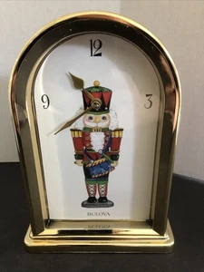 Reloj Cascanueces Bulova #6546 Vintage Sangtai Musical Navidad Cronometrador Funciona - Imagen 1 de 8