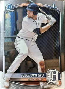JOSUE BRICENO - 2025 Bowman Chrome Prospects 1st Bowman (RC) #BCP-13 - Tigers - Picture 1 of 2