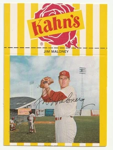 1968 KAHNS JIM MALONEY REDS NR-MT HAND CUT VINTAGE 1960S RARE - Bild 1 von 2