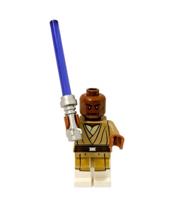 Lego Star Wars Mace Windu Minifigure RARO Ufficiale Lego L2 - Foto 1 di 1