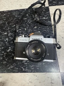 Yashica TL-Electro 35mm Auto Yashinon-DS Film Camera 50mm f1.2 Lens. See Desc. - Picture 1 of 7