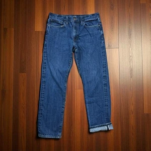 J Crew Jeans Herren 32x30 Blau Selvedge Red Line Denim Slim Straight Indigo - Bild 1 von 17