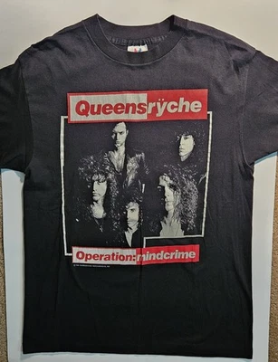 Queensryche 1988 Vintage Authentic Operation Mindcrime L Shirt - Image 1 of 4