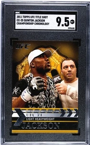 2011 Topps UFC Title Shot Quinton Rampage Jackson & Joe Rogan SGC 9.5 Pop 1 🔥  - Picture 1 of 2