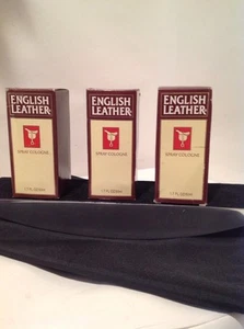 English Leather Spray Cologne Vintage Bottle 1.7oz 50ml pack of three - Picture 1 of 11