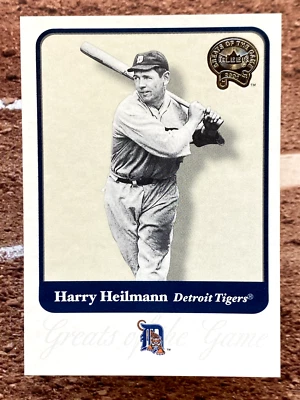 2001 Fleer Greats of the Game Harry Heilmann #84 - Image 1 of 2