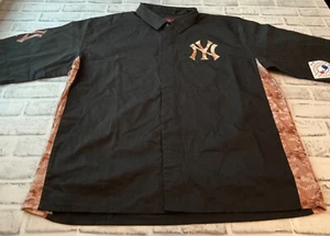 Rare J&H Design New York Black Camo Yankees Baseball Jersey Shirt Sz XL New - Picture 1 of 5