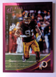 2018 DONRUSS SEASON STAT LINE RYAN KERRIGAN 09/13