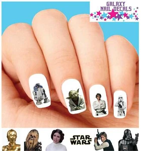 Waterslide Nail Decals - Set of 20 Star Wars Assorted - Picture 1 of 1