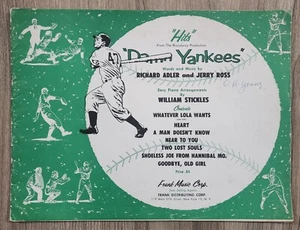 Vintage Damn Yankees Sheet Music 1955 - Picture 1 of 3