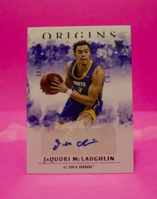 JAQUORI MCLOUGHLIN 2021-22 ORIGINS RC AUTO SILVER #129/199 MAVERICKS NBA - Image 1 of 3