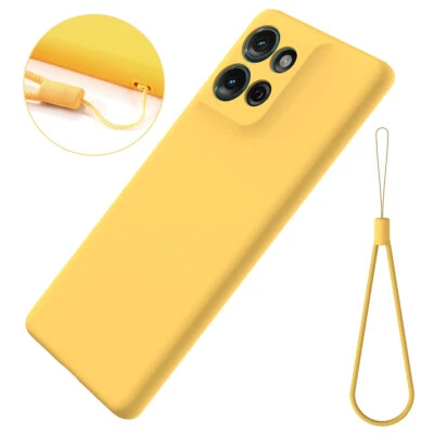 For Motorola Moto G (2025), Shockproof Soft Liquid Silicone Rubber Cover Case - Image 1 of 4