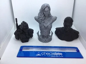 3D-gedruckte Marvel Busts Wonder Woman Homelander Kreig Wow! - Bild 1 von 7