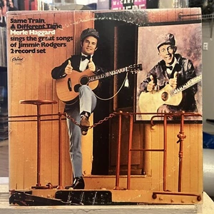[COUNTRY]~EXC 2 DOUBLE LP~MERLE HAGGARD~Same Train, A Different Time~[1973~CAPIT - Picture 1 of 8